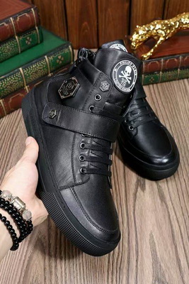 PhiliPP Plein High-Top Fashion Men Shoes--044